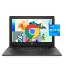 Hp CHROMEBOOK 11 G8 Education Edition Intel celeron 4GB RAM -32GB Storage 11.6-inch Webcam Chrome OS+ LAPTOP POUCH