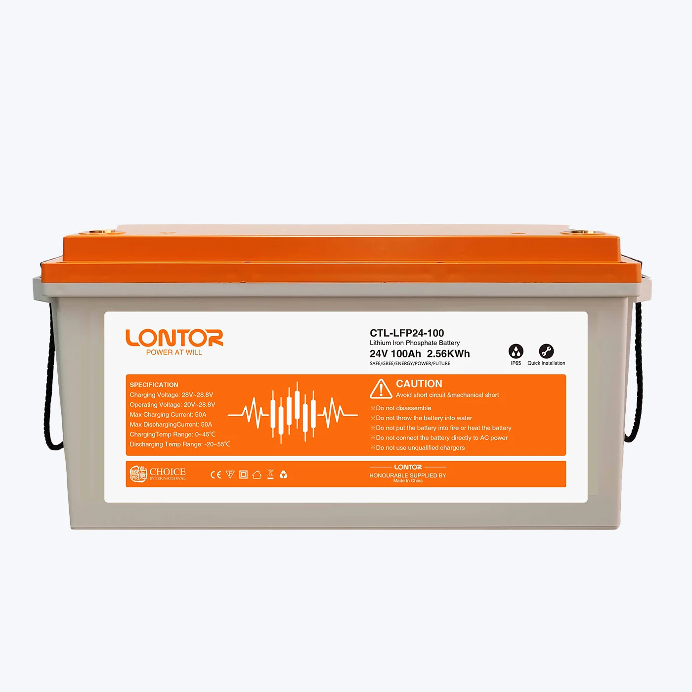 LONTOR LITHIUM ION BATTERY CTL-LFP24-100