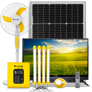 HomePlus Max + Pedestal Fan + 24″ HD TV