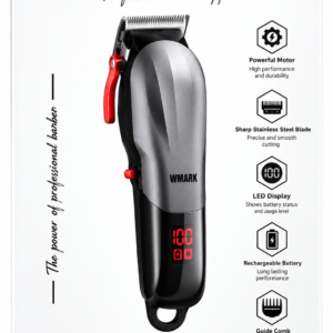 WMARK Magic Taper Hair Clipper – Rechargeable Professional Hair Trimmer