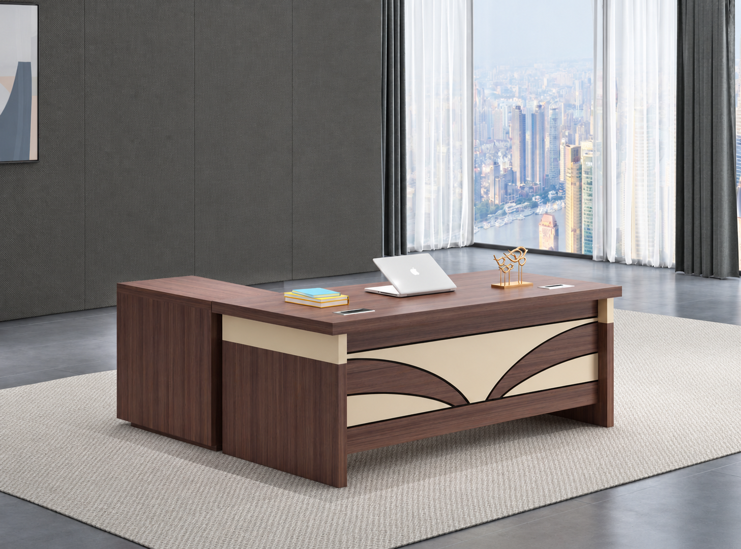 L-Shaped Executive Office Table